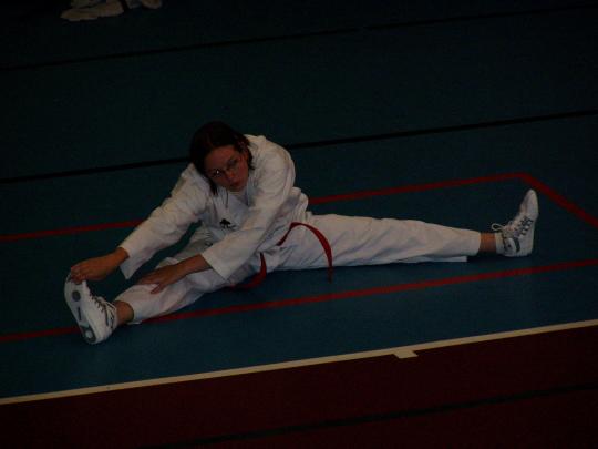 Zuzka předcvičuje